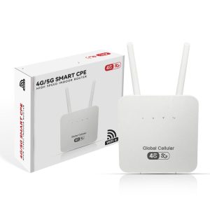 4G LTE WiFi 6 SIM Router with External Antennas - 300Mbps Wireless Router