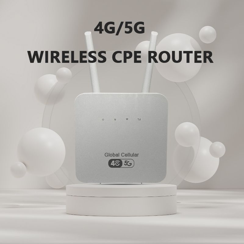 4G LTE WiFi 6 SIM Router with External Antennas - 300Mbps Wireless Router
