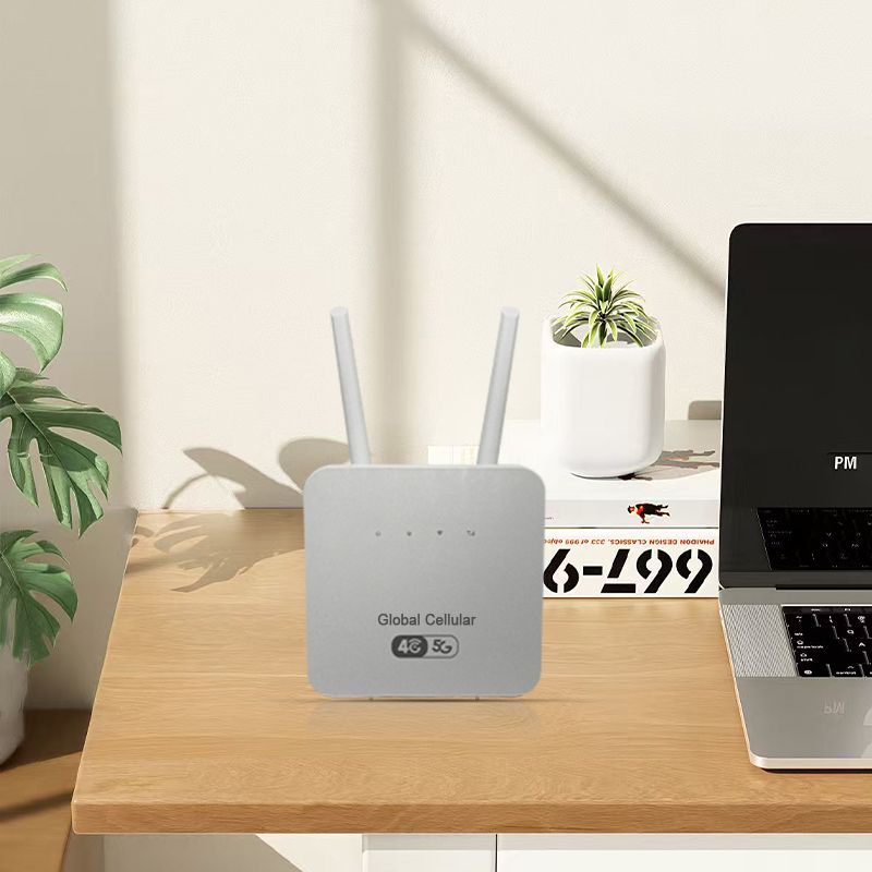 4G LTE WiFi 6 SIM Router with External Antennas - 300Mbps Wireless Router