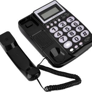 Corded Landline Telephone With Caller ID & Auto-Redial - Landline Required