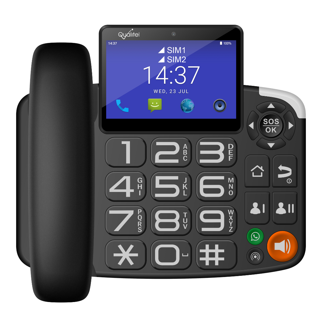 Qualitel 4G LTE Fixed Wireless Telephone -Smartphone for Home or Business
