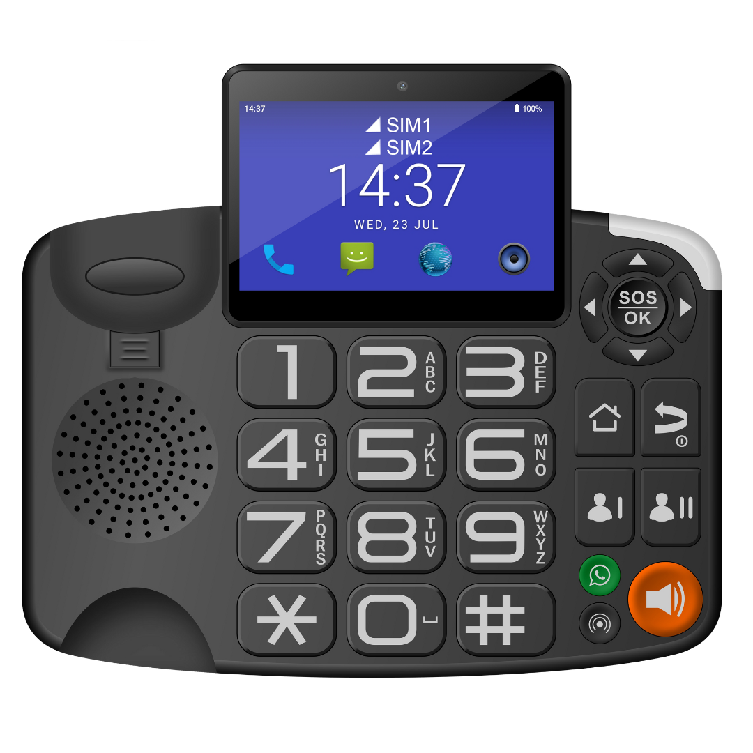 Qualitel 4G LTE Fixed Wireless Telephone -Smartphone for Home or Business