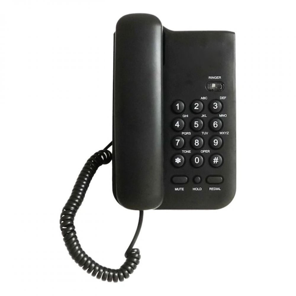 Wired Desktop Wall Mount Corded Telephone English Extension Phone